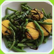 Nuggets veg con fagiolini e capperi