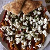 Peperoni arrosto con feta