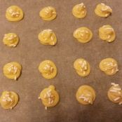 Bignè alla crema pasticcera e panna - Tappa 1