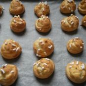 Bignè alla crema pasticcera e panna - Tappa 2