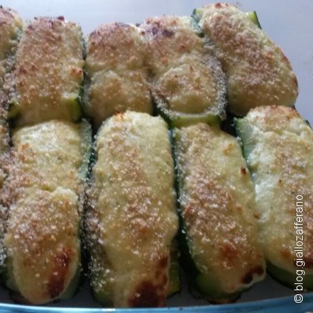 Zucchine ripiene vegetariane