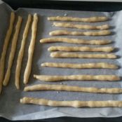 Grissini senza lievito - Tappa 1