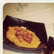 Risotto zucca e pancetta