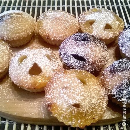 Crostatine di frolla montata all'olio