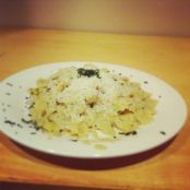 Farfalle con crema di melanzane