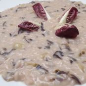 Riso al radicchio e scamorza