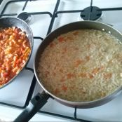 Risotto basmati  dell'orto - Tappa 2