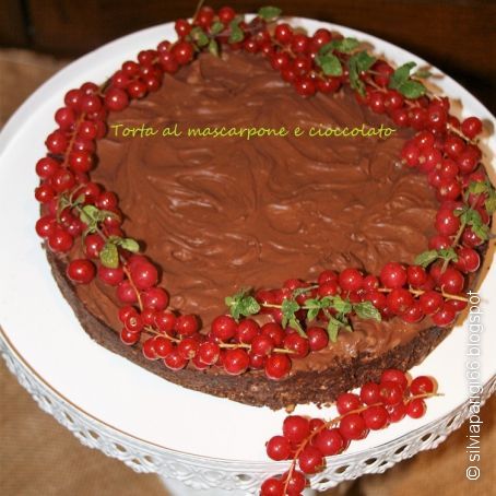 torta al mascarpone e cioccolato