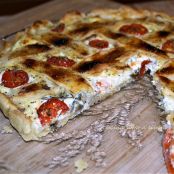 Torta salata con porri e ricotta - Tappa 3