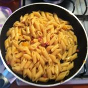 Pennette con zucca e pancetta