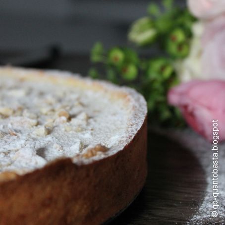 Costata con colomba pasquale, confettura di ribes e crma leggera