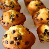 Muffin con gocce di cioccolato