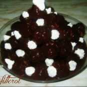 Glassa di copertura profitterol