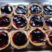 Mini cheesecake alle ciliegie