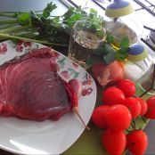 Orecchiette pugliesi con tonno fresco e peperoni - Tappa 1