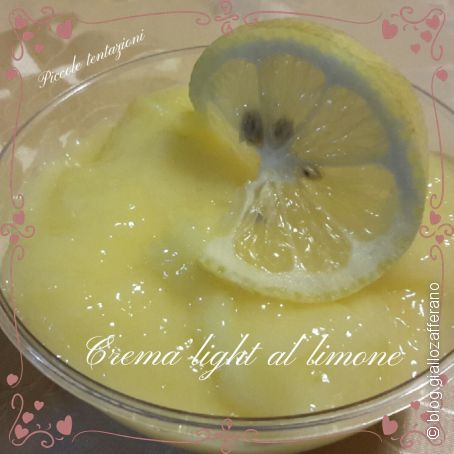 Crema light al limone