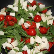 Penne alla crudaiola con rucola - Tappa 1