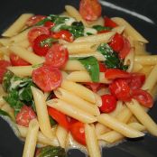 Penne alla crudaiola con rucola