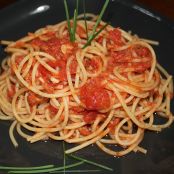 Spaghetti con tonno e pomodoro - Tappa 1