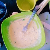 Torta salata di sfoglia con porri, ricotta e basilico - Tappa 3