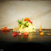 Fettuccine con ragù bianco di manzo con verdure estive croccanti