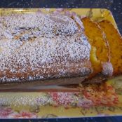 Plumcake alla zucca con cuore di marmellata di prugne