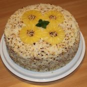 Chiffon cake all'ananas