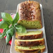 Plumcake salato al pesto di basilico e pinoli