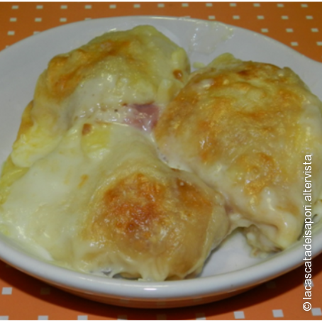 Crêpes golose prosciutto e formaggio