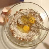 Torta di crepes al cacao con crema diplomatica, senza glutine - Tappa 1
