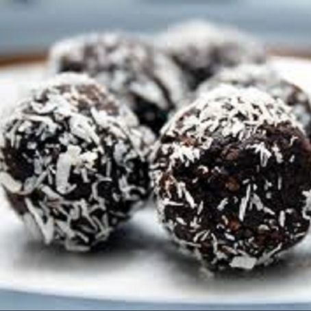 Palline cocco, cioccolato e liquore