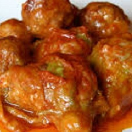 Fiori di zucca ripieni di carne