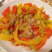 Insalata di peperoni e tonno
