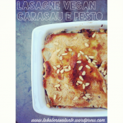 Lasagne vegan con pane carasau e pesto - Tappa 4