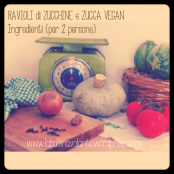 ravioli vegan di zucchine con ripieno di zucca - Tappa 1