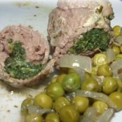 INVOLTINI DI VITELLO CON SPINACI E PISELLI