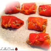 involtini di peperoni al forno