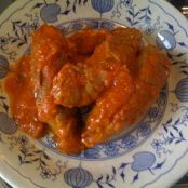 Involtini di carne al sugo