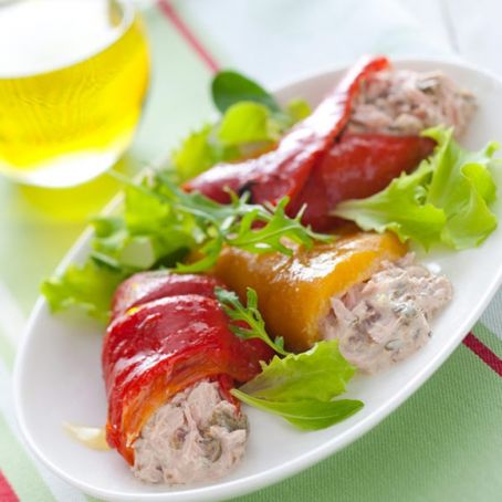 Involtini di tonno e peperoni