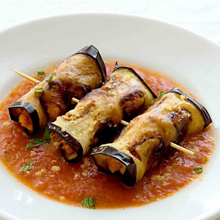 Melanzane arrotolate