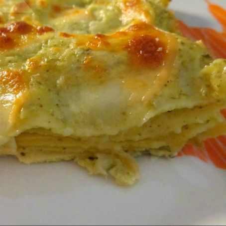 Lasagna al pesto