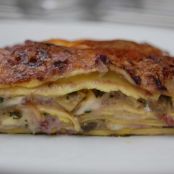 Lasagne ai funghi e formaggio