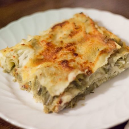 Lasagne Bianche ai Carciofi