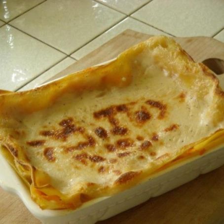 Lasagne al pecorino e zafferano