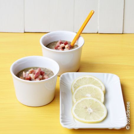 Zuppa di lenticchie con pancetta