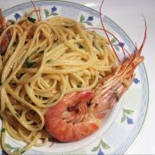 Linguine gamberi e limone