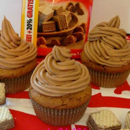 cupcake ai wafer con panna
