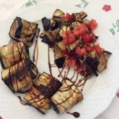 Involtini e insalata di melanzane
