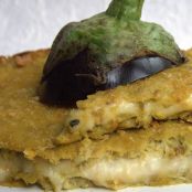 Sformato di melanzane e scamorza filante