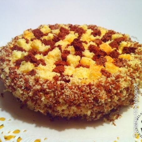 Torta mimosa scacchiera